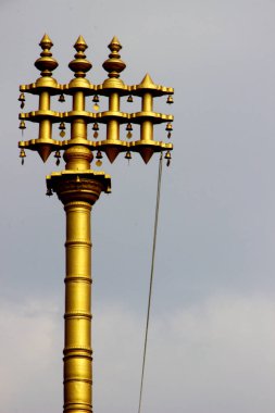 Pirinç ayağı Lepakshi Veerabhadreswara Temople, Andhra Pradesh, Hindistan, Asya, üst kısmı