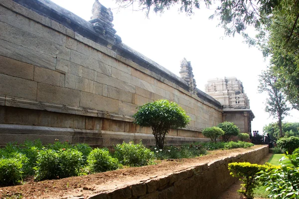 Alto Composto Pedra Templo Veerabhadreswara Lepakshi Andhra Pradesh Índia Ásia — Fotografia de Stock