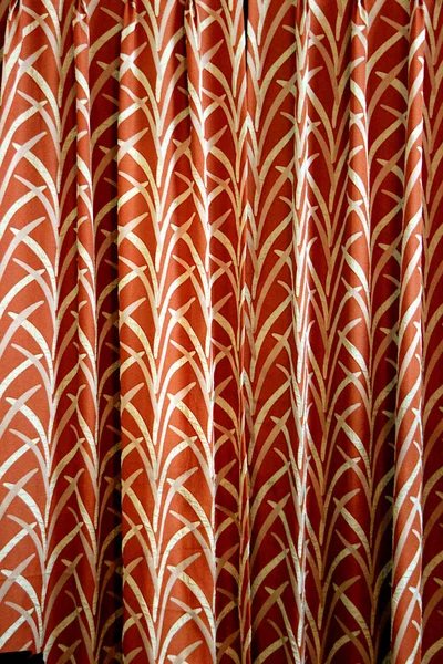 Printed Curtain Fabric Design — Stock Photo, Image