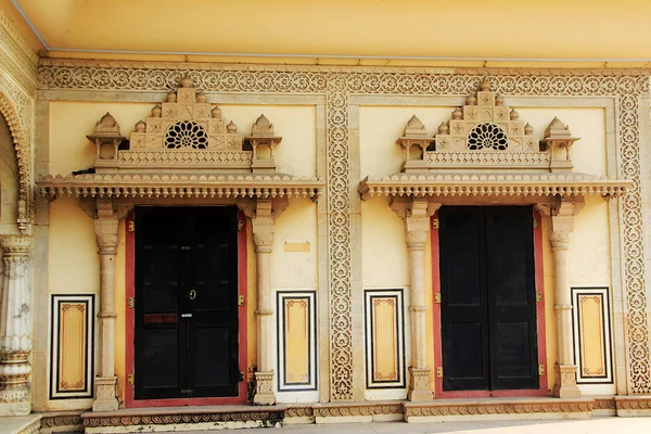 Cadres de portes décoratives en mortier, Jaipur — Photo