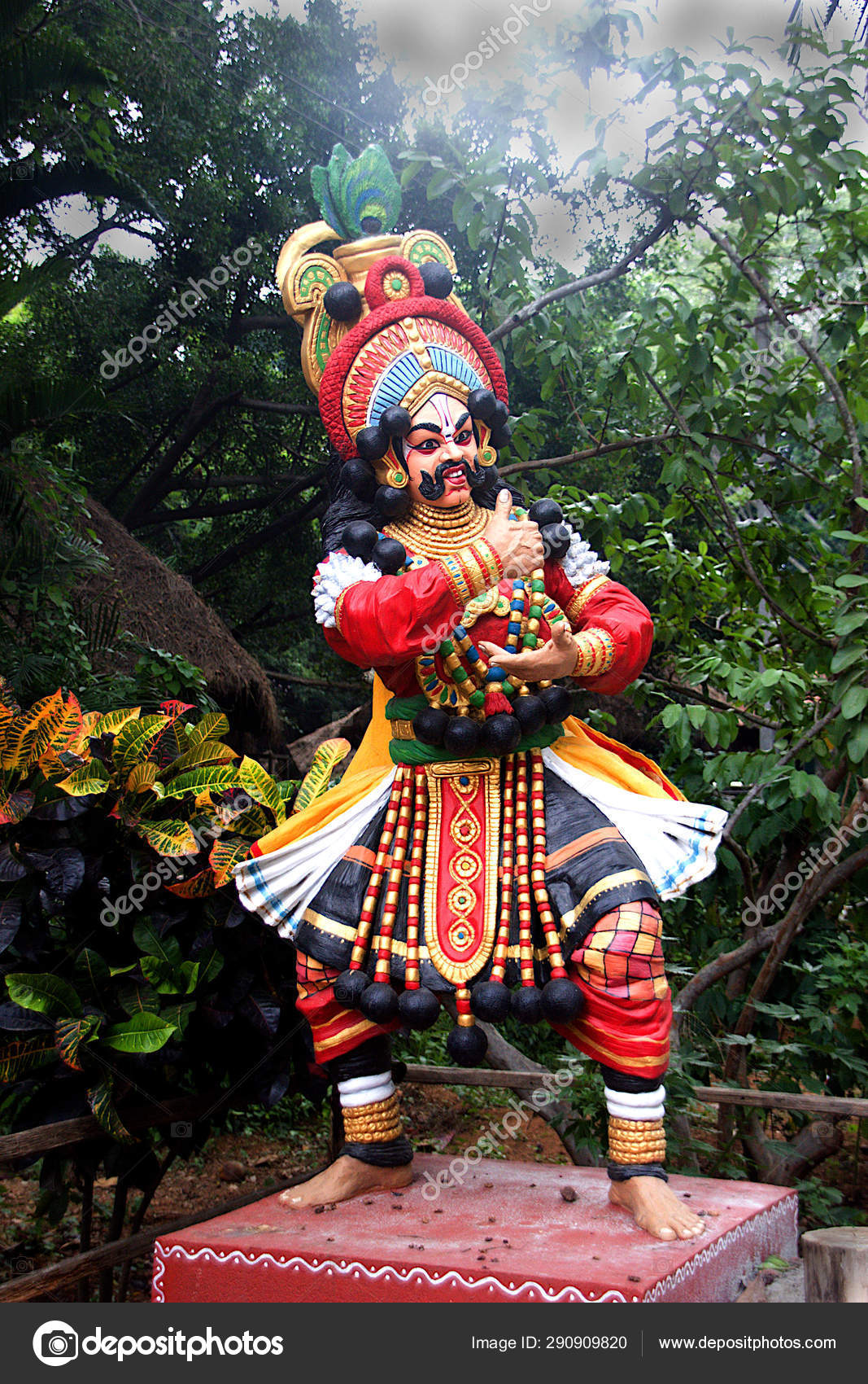 Statue of Yakshagana Performer Stock Photo by ©mcmorabad 290909820