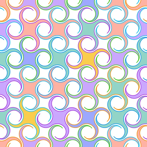 Retro Repetitive Wallpaper Vintage Vector Pattern Colorful — Stock Vector