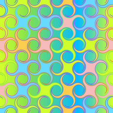 Tekrarlayan duvar kağıdı - Vintage desen - Küresel