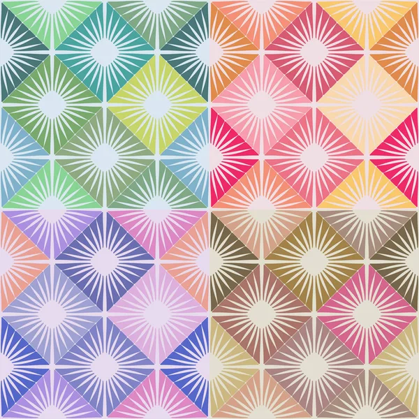 レトロな壁紙 - ビンテージ ベクトル パターン — ストックベクタ
