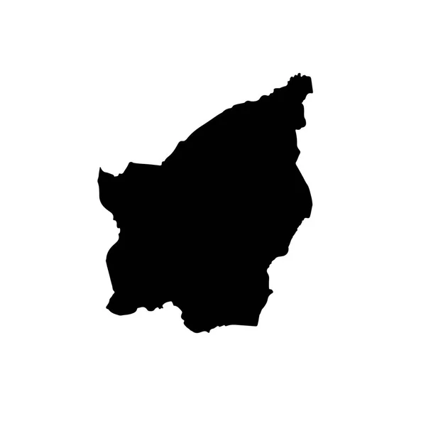 Mapa Vetorial San Marino Ilustração Vetorial Isolada Preto Sobre Fundo —  Vetores de Stock