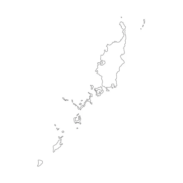 Mapa Palau Ilustração Isolada Preto Fundo Branco — Fotografia de Stock