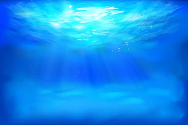 水下景观 游泳池 矢量插图 — 图库矢量图片