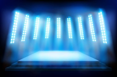 Göstermek için bir yer. Vektör çizim.