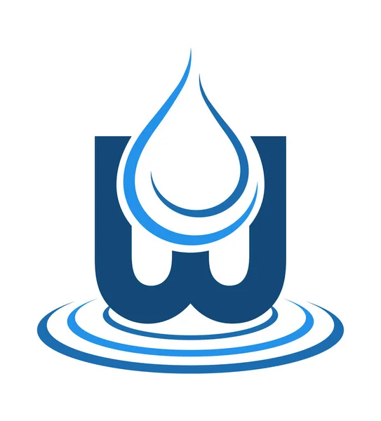 Logo mineral water vector illustration — Stock Vector