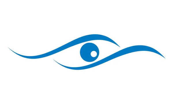 眼睛标志为眼科临床向量例证查出在白色背景 — 图库矢量图片