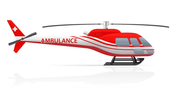 救急ヘリコプターのベクトル図 — ストックベクタ