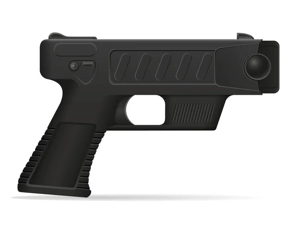 Stun gun weapon self defense vector illustration — Stock Vector
