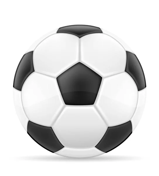 Calcio calcio palla vettoriale illustrazione — Vettoriale Stock