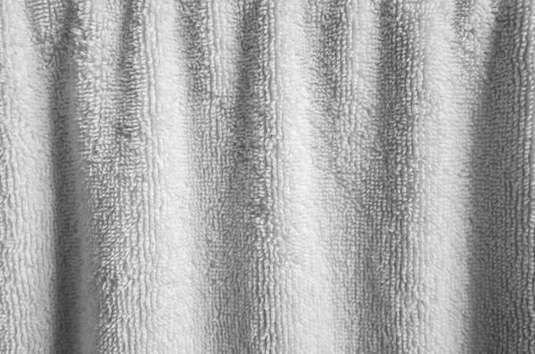 Weiße Handtuch Textur Hängen Der Wand — Stockfoto
