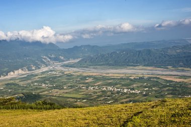 Taitung, Tayvan Luye manzaraya toplayan
