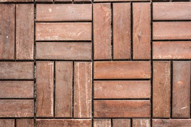 Eski ve eski ahşap desenli arka plan kahverengi