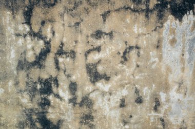 küflenmiş duvar arkaplanı, kirli beton duvarın grunge dokusu