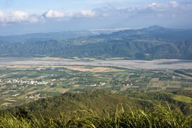 Taitung, Tayvan Luye manzaraya toplayan