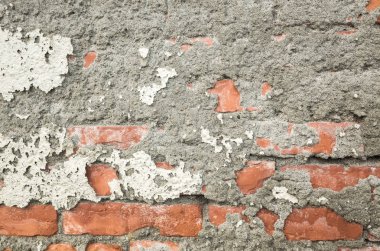 kırmızı tuğla doku kırık kirli Duvar ile