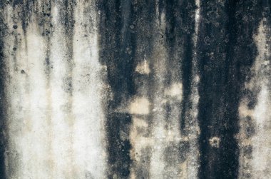 küflenmiş duvar arkaplanı, kirli beton duvarın grunge dokusu