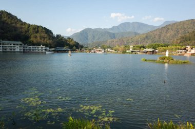 manzara, ünlü Gölü, Liyu Tan Puli, Nantou, Tayvan