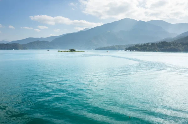 Пейзаж Озера Сан Мун Наньтоу Тайвань — стоковое фото