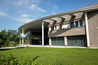 Taitung, Tayvan - 12 Kasım 2018:building Taitung Sanat Müzesi modern tarzı, Tayvan, Asya.