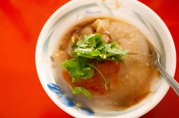 台湾のミートボール 有名で伝統的な味のスナック — ストック写真