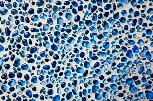 Blue terrazzo stones texture — Stock Photo, Image