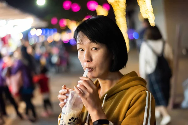 台湾著名泡泡奶茶 — 图库照片
