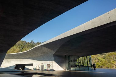 Modern çimento tarzı Xiangshan Ziyaretçi Merkezi