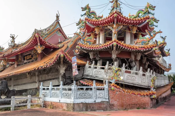 Földrengés Wuchanggong templom romjai — Stock Fotó