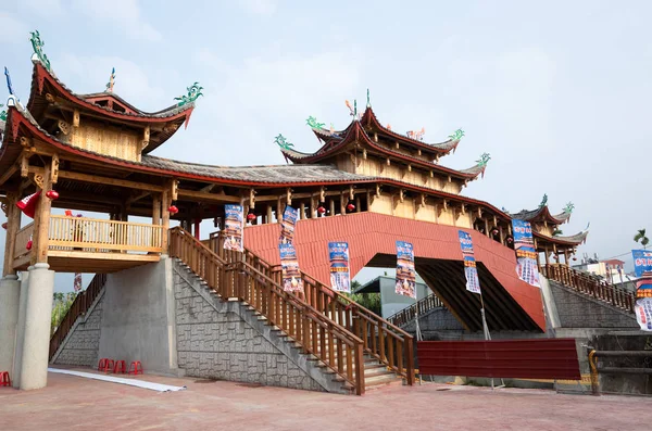 Zhejiang Taishun Galeria Bridge — Zdjęcie stockowe