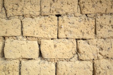 eski sarı kerpiç duvar arka plan