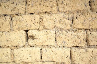 eski sarı kerpiç duvar arka plan