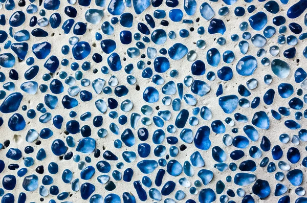 Pietra terrazzo blu texture — Foto Stock