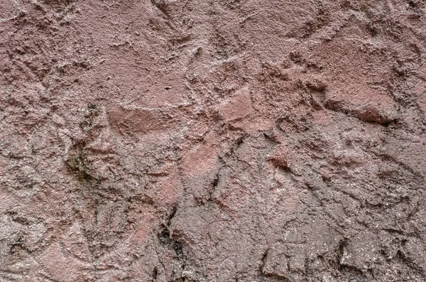 Mur de pierre rugueux de couleur marron — Photo