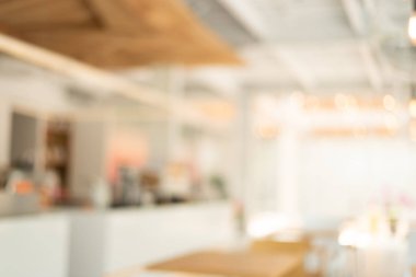 bulanık soyut kahve dükkanı arka plan