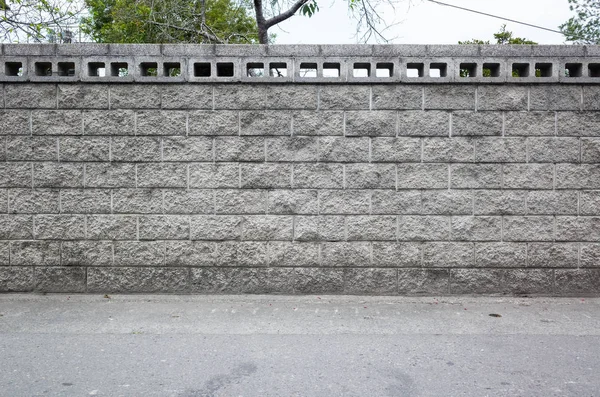 Fondo de pared de ladrillo gris — Foto de Stock