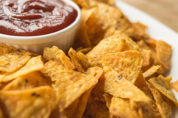 Mexicaanse nachos chips — Stockfoto
