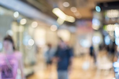 Alışveriş merkezinin soyut arkaplanı