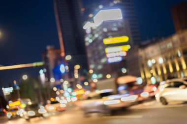 Trafik ışığı ile soyut arkaplan 