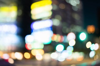 Trafik ışığı ile soyut arkaplan 