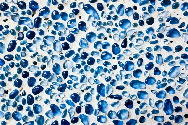 Pietra terrazzo blu texture — Foto Stock