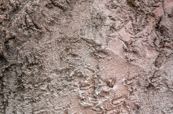 Muro di pietra grezza di colore marrone — Foto Stock