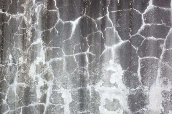 Weathered gray wall with cracks — Stock Photo, Image