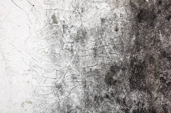 Parede de fundo branco cinza rachado — Fotografia de Stock