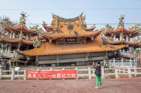 Erdbeben Ruinen des Wuchanggong Tempels — Stockfoto