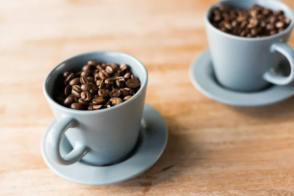 Cup of coffee beans — Stock Photo, Image