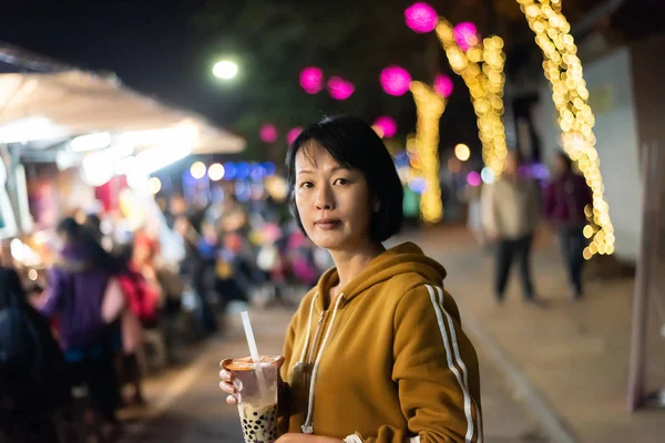 台湾著名泡泡奶茶 — 图库照片